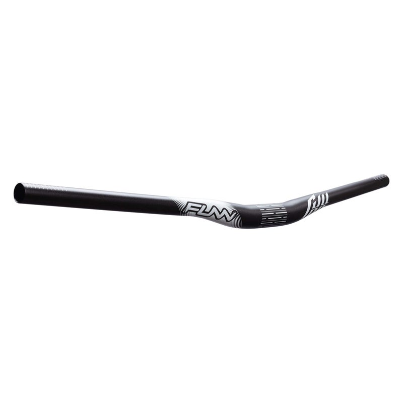 Funn Full On Mountain Bike Handlebar with Bar Clamp 31.8mm and Width 785mm, Tough and Lightweight Alloy Riser Handlebar for MTB, BMX and Road Bike, Rise 15mm MTB Handlebar (Black) - Image 1